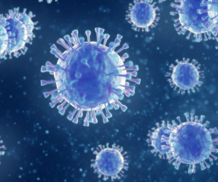 virus 3d illustration